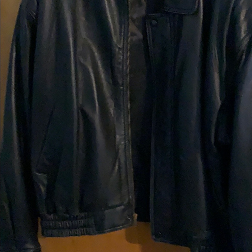 Men’s leather jacket XXL